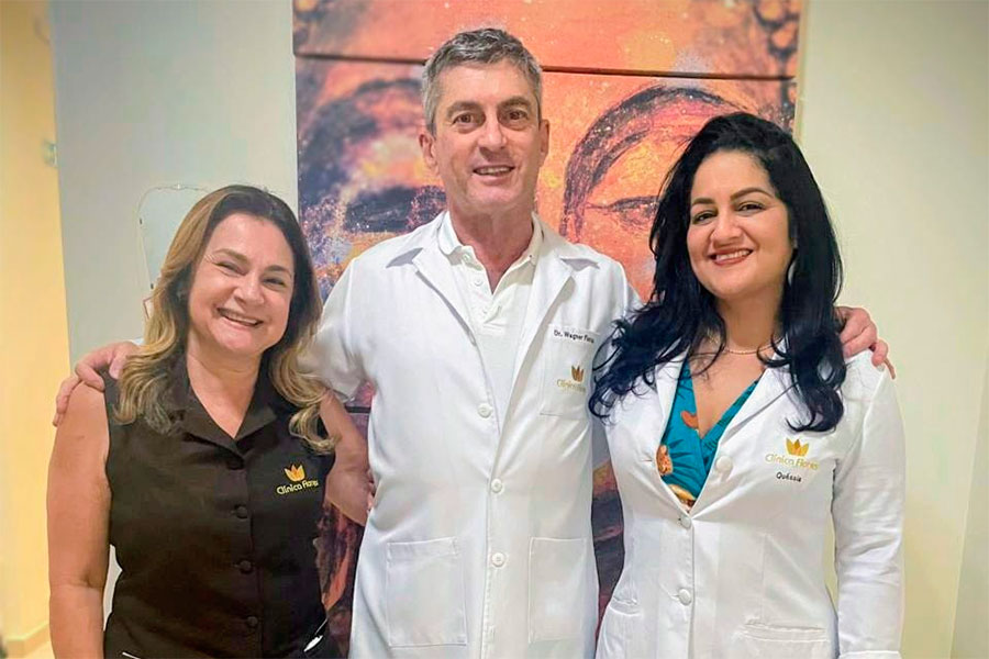 Equipe de profissionais Clínica Flores